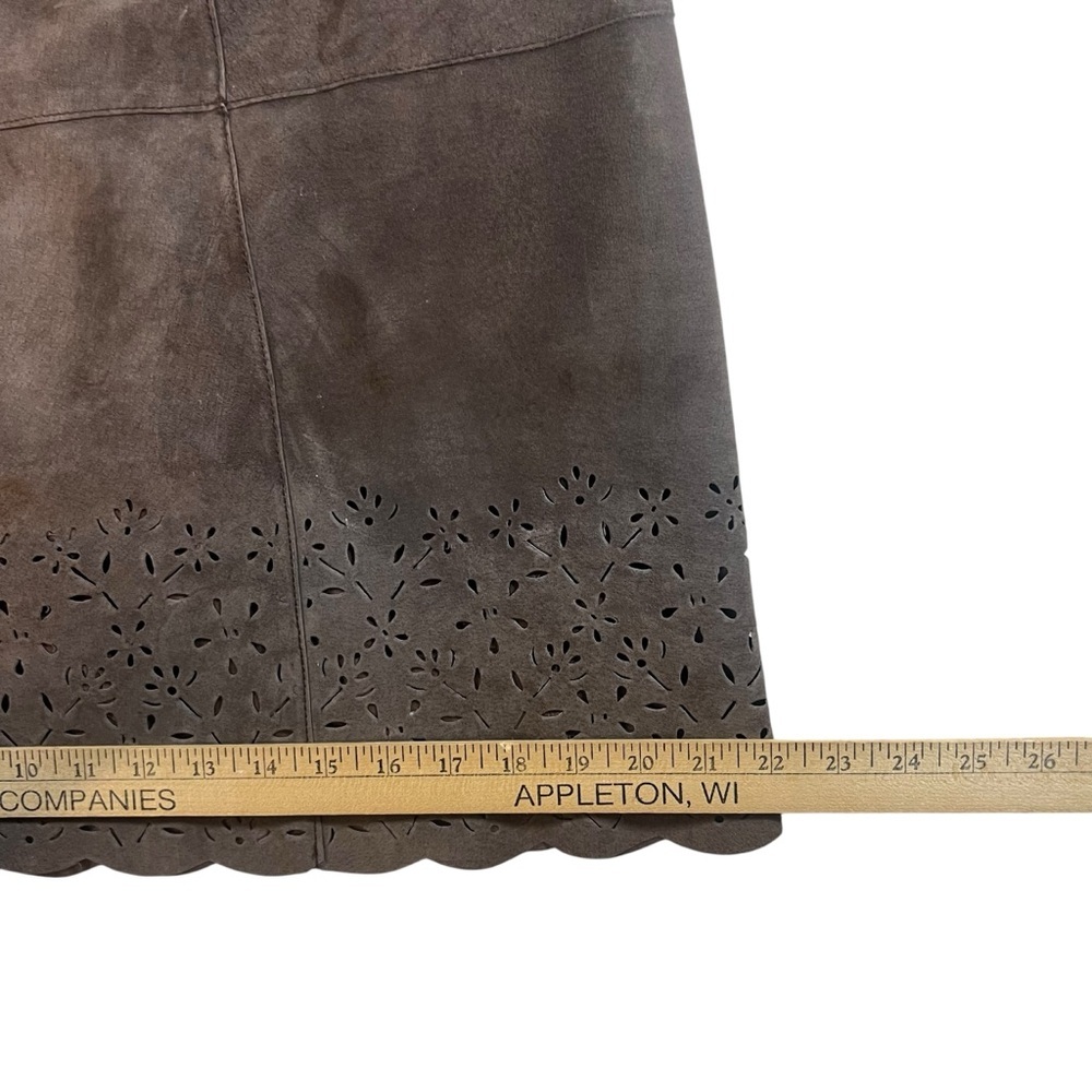 ISAAC MIZRAHI for Target | Suede Leather‎ Skirt Size 6 - Picture 8 of 10